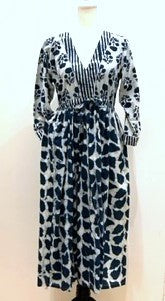 Indigo Mixed Block Print Is Flattering and Cool