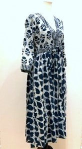 Indigo Mixed Block Print Is Flattering and Cool