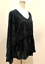 Eclispe Flowing Silk Top with Adjustable Ties  New Basic