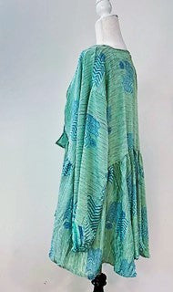 Shortie Kimono Top Is Great For Layering (Mint)