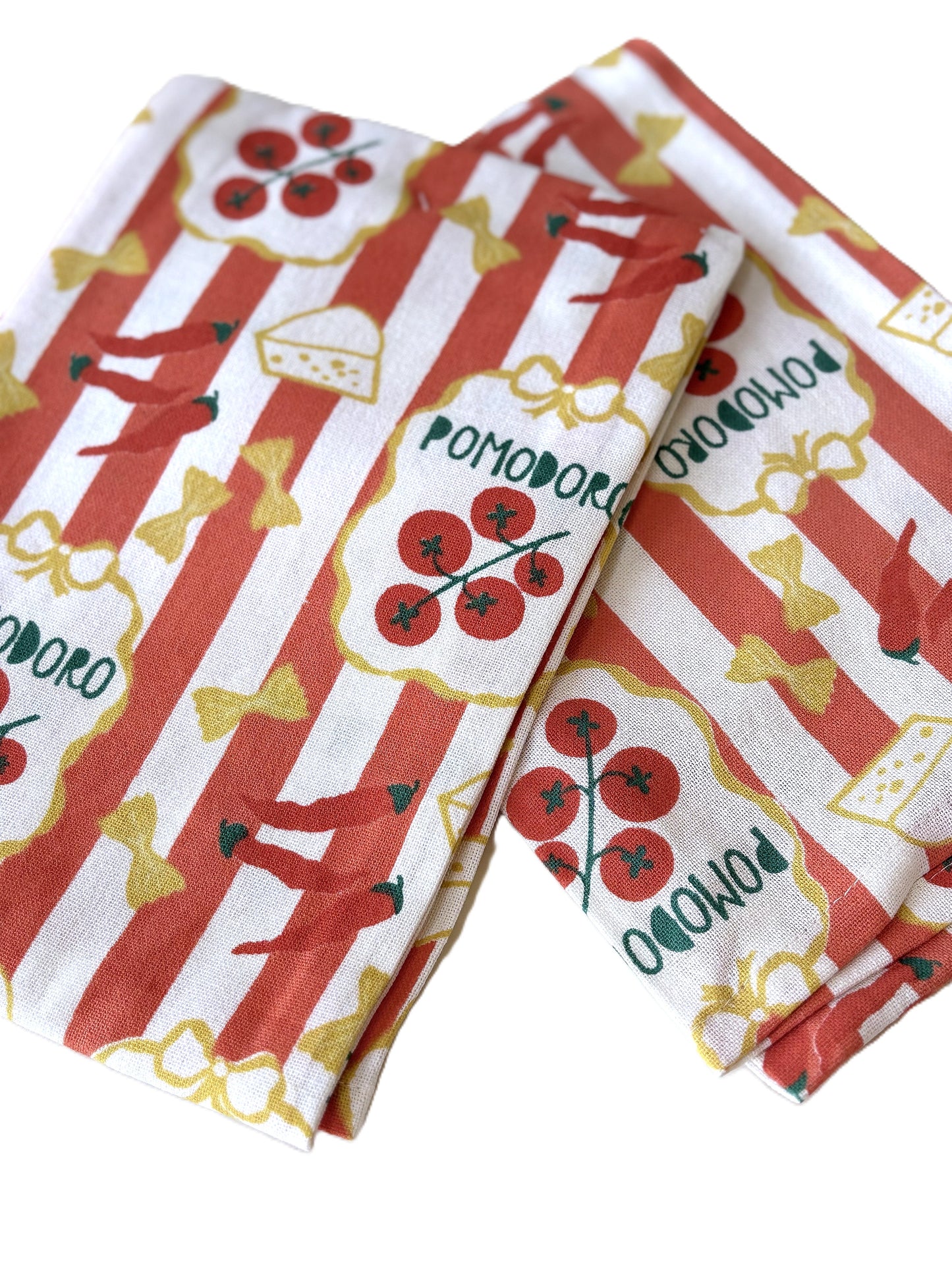 Italiano Floursack Kitchen Towels Sold In Sets of 2