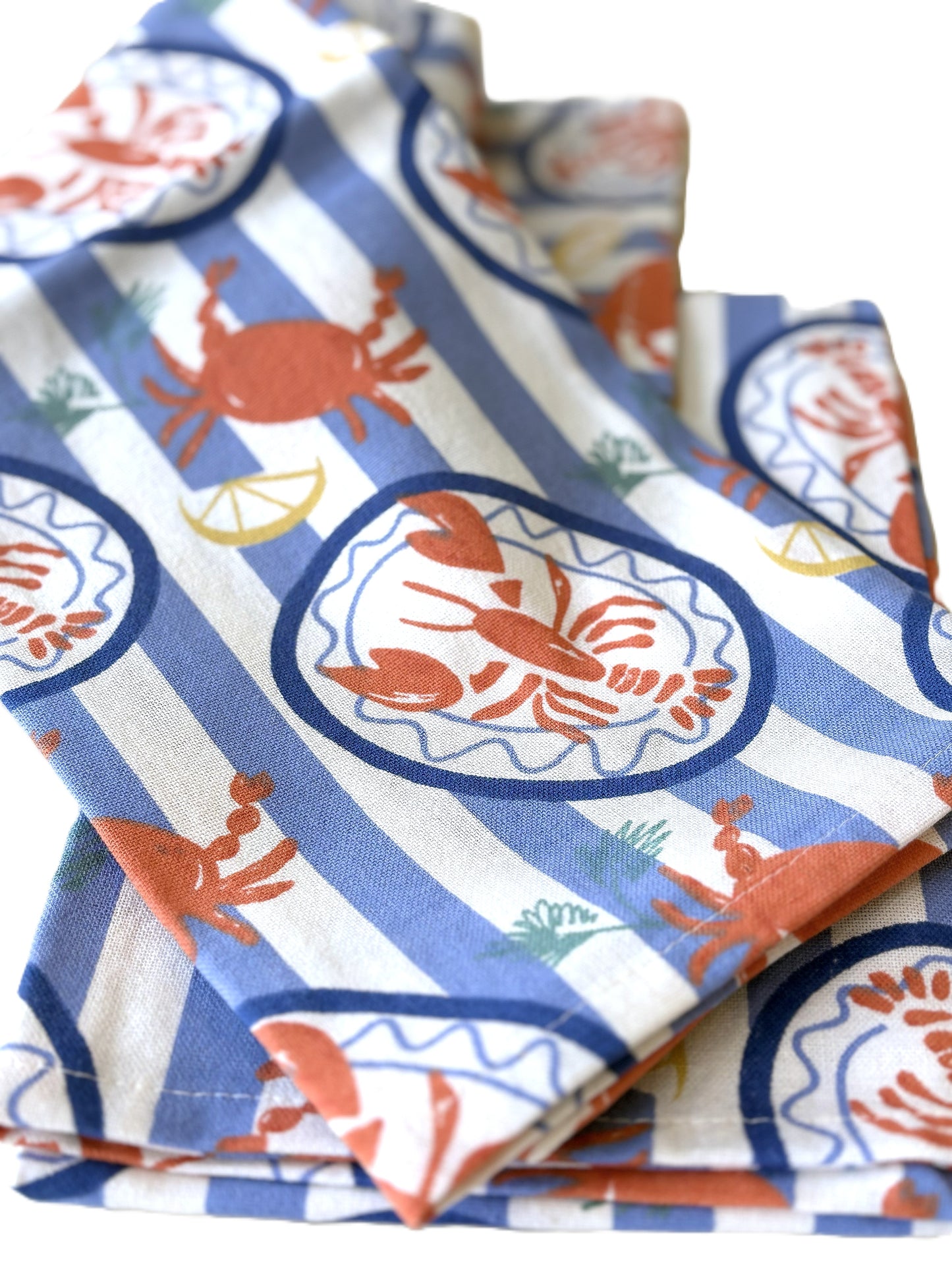 Lobster Floursack Kitchen Towels Sold In Sets of 2