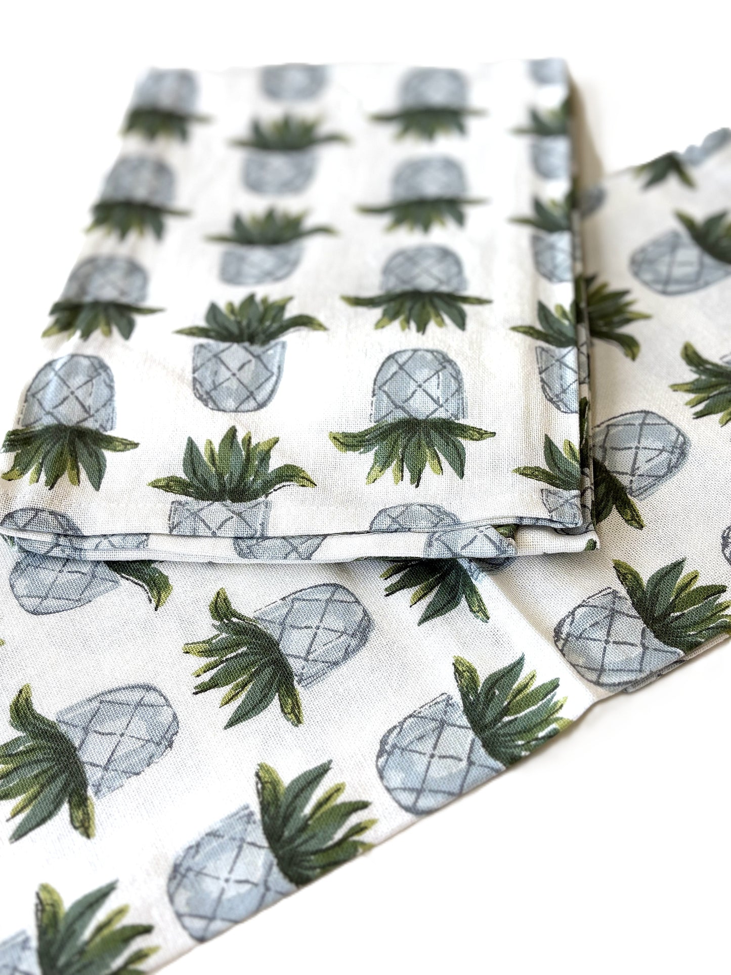 Pineapple Floursack Kitchen Towels Sold In Sets of 2