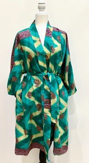 Kantha Trench Kimono Coat Will Exceed Your Expectations (Green Yellow)