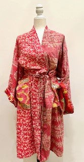 Kantha Bae Dreamweaver Kimono (Pink)  Is A Statement Piece.