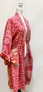 Kantha Bae Dreamweaver Kimono (Pink)  Is A Statement Piece.