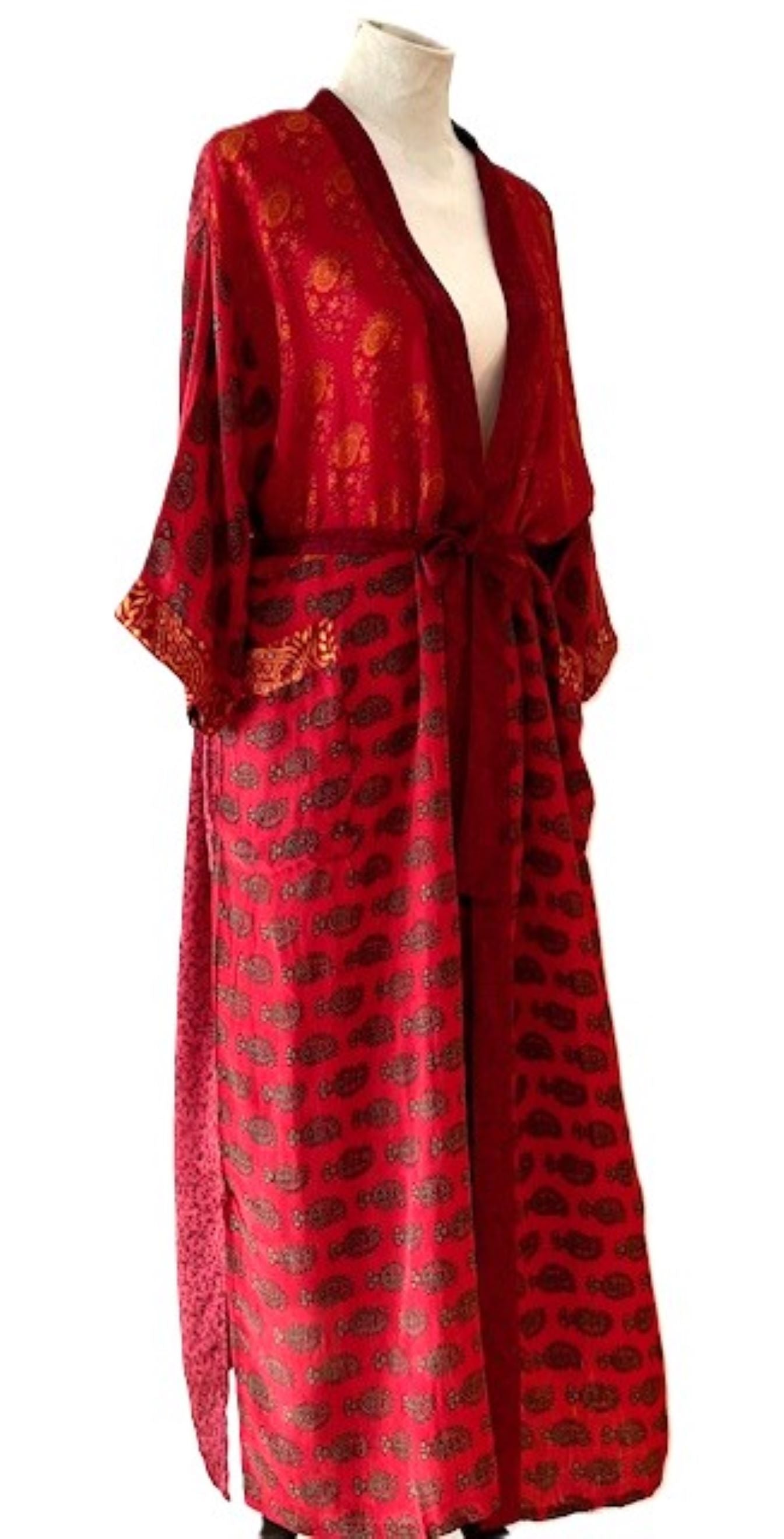 Luxury Silk Kimono Duster: This Beauty Is Holiday Ready.