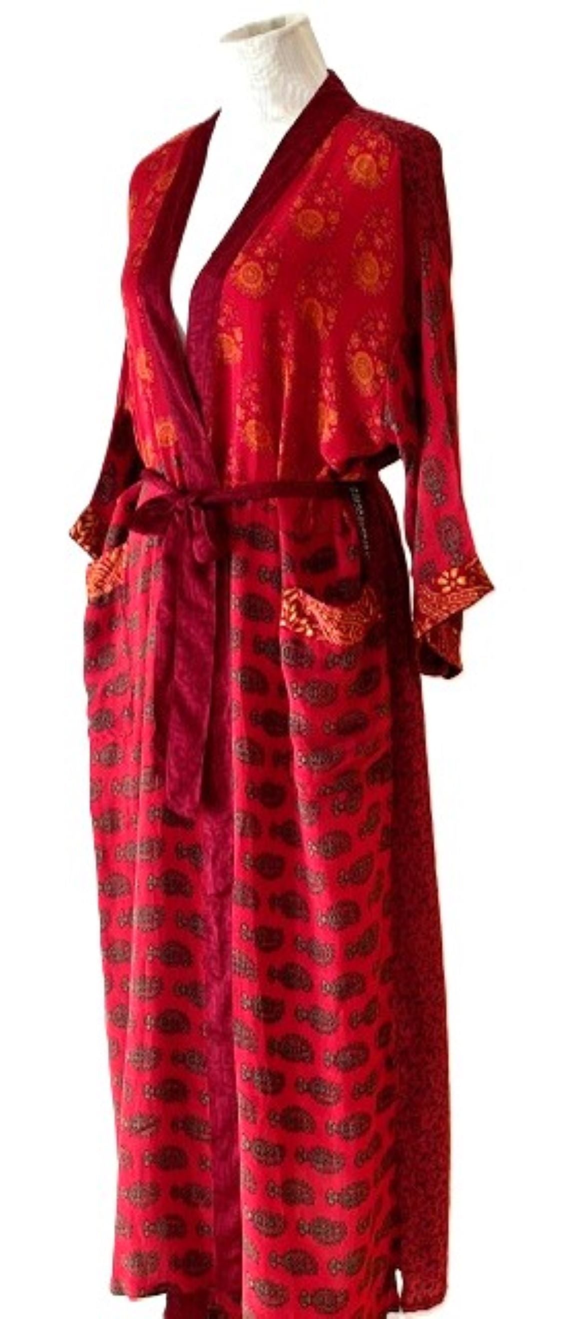 Luxury Silk Kimono Duster: This Beauty Is Holiday Ready.