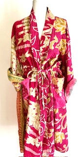 Kantha Bae Dreamweaver Kimono Is A Statement Piece. (Pink)