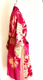 Kantha Bae Dreamweaver Kimono Is A Statement Piece. (Pink)