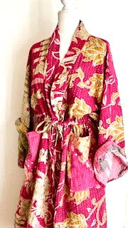 Kantha Bae Dreamweaver Kimono Is A Statement Piece. (Pink)