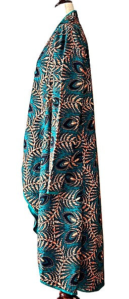 Jackets,  Fully Lined Tulip Cut Designer Waist Coat (Green Leaf)