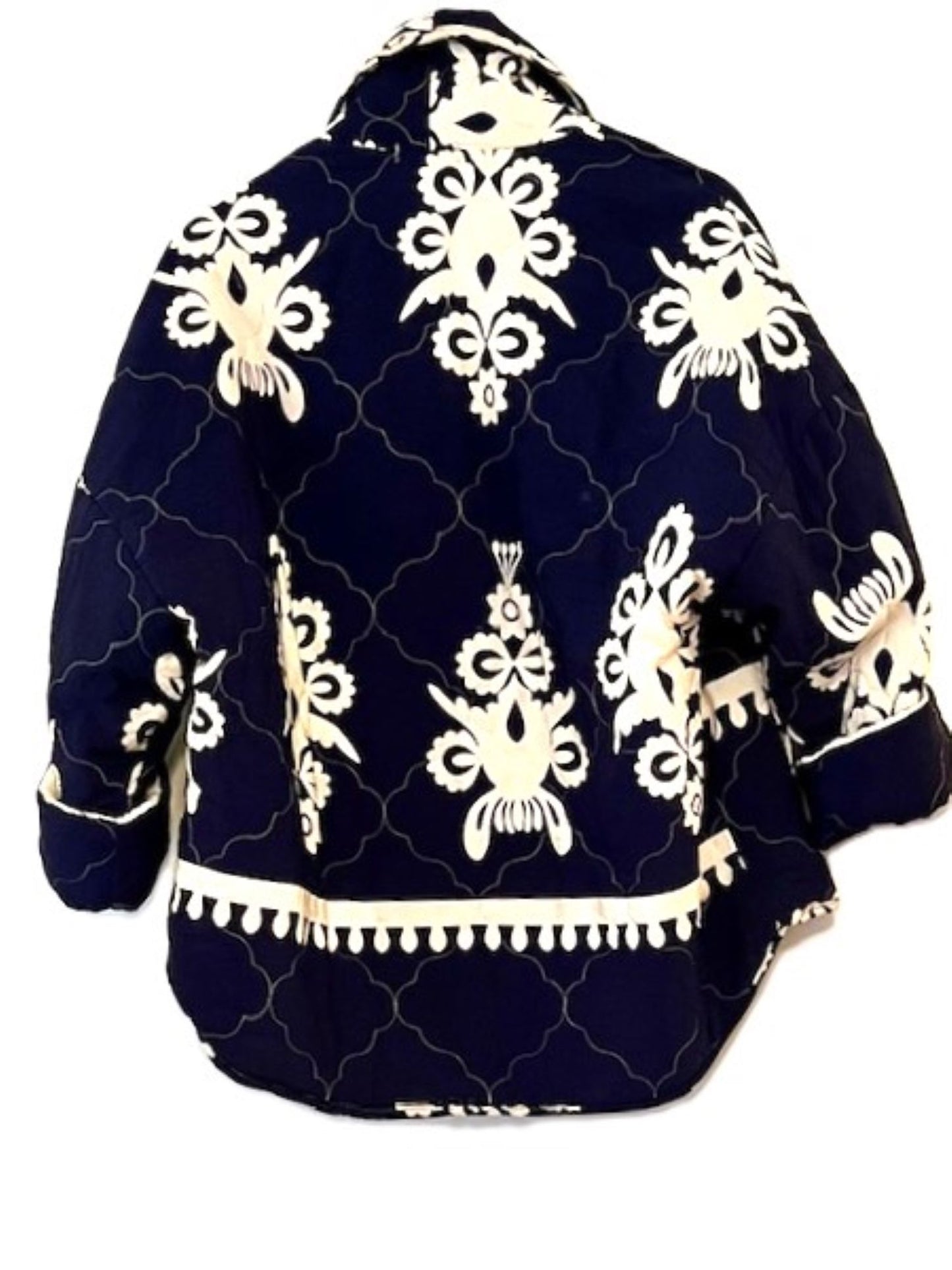 French Designed Quilted Floral Jacket Is Warm And Fashionable. (Available in 3 Colors)