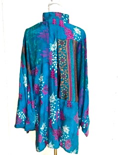 Luxe Silk Tunic: Favorite of the Season (Royal/purple)