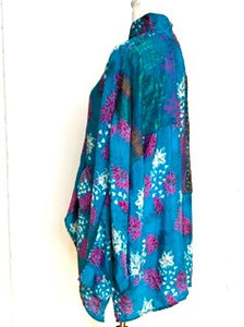 Luxe Silk Tunic: Favorite of the Season (Royal/purple)