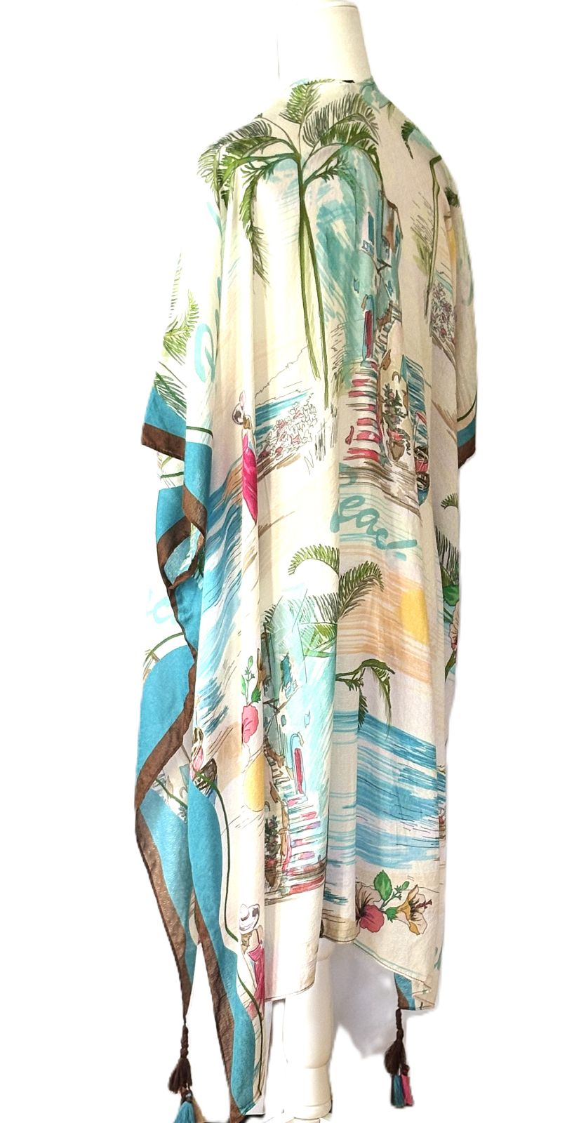 Tops: Costal Breeze Paradise Kimono Is In My Suitcase.