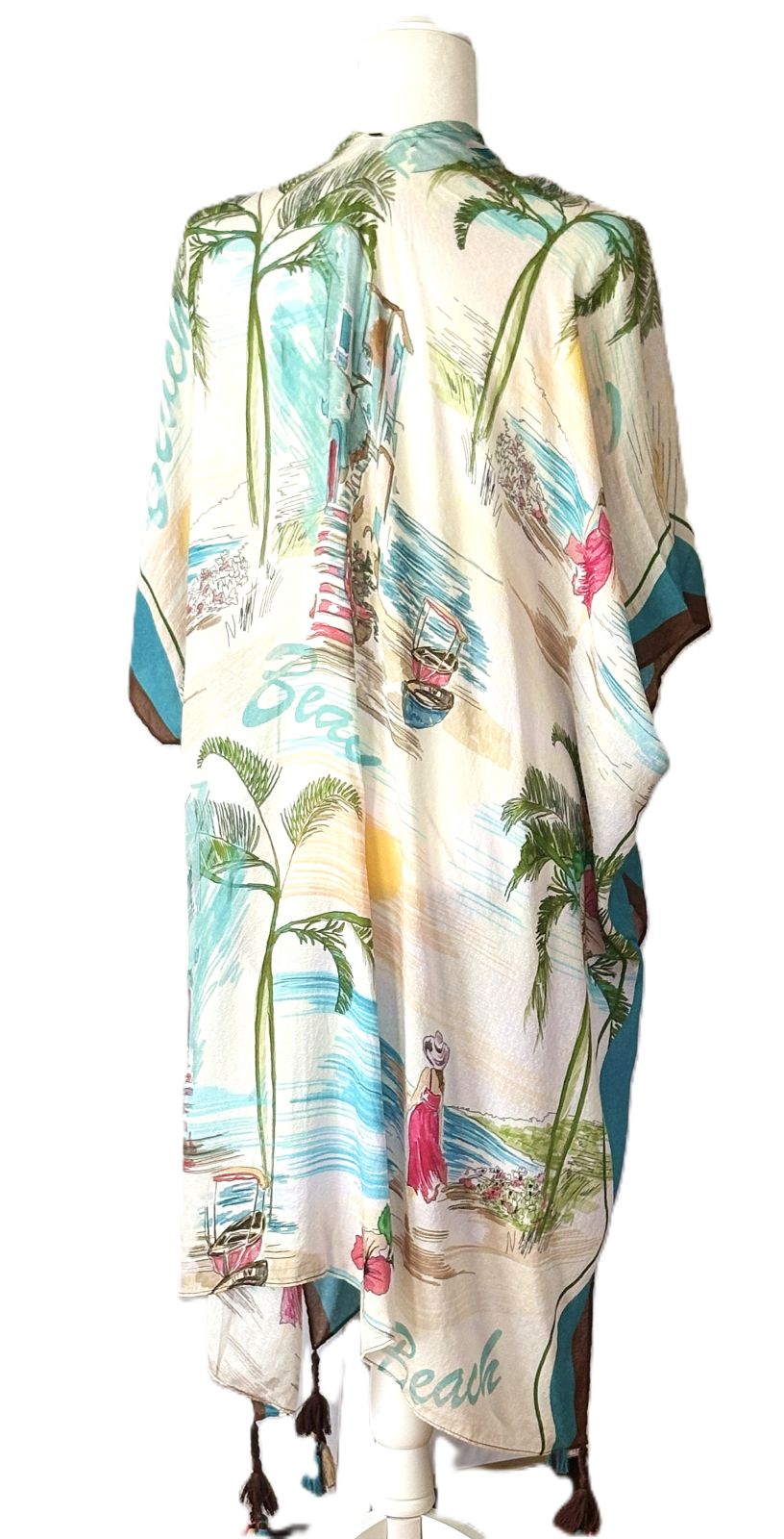 Tops: Costal Breeze Paradise Kimono Is In My Suitcase.