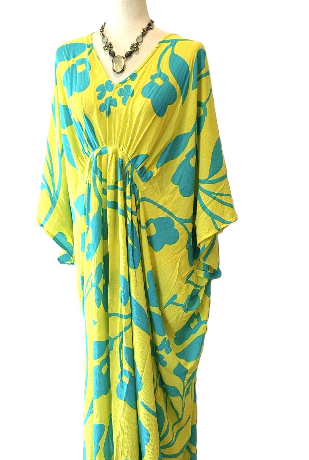 Dresses: Bold Floral Maxi Kaftan