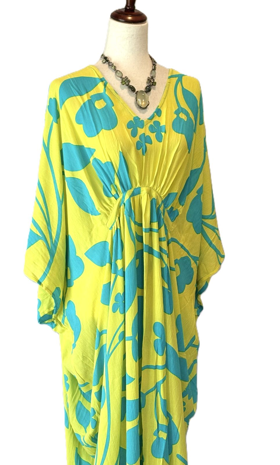 Dresses: Bold Floral Maxi Kaftan