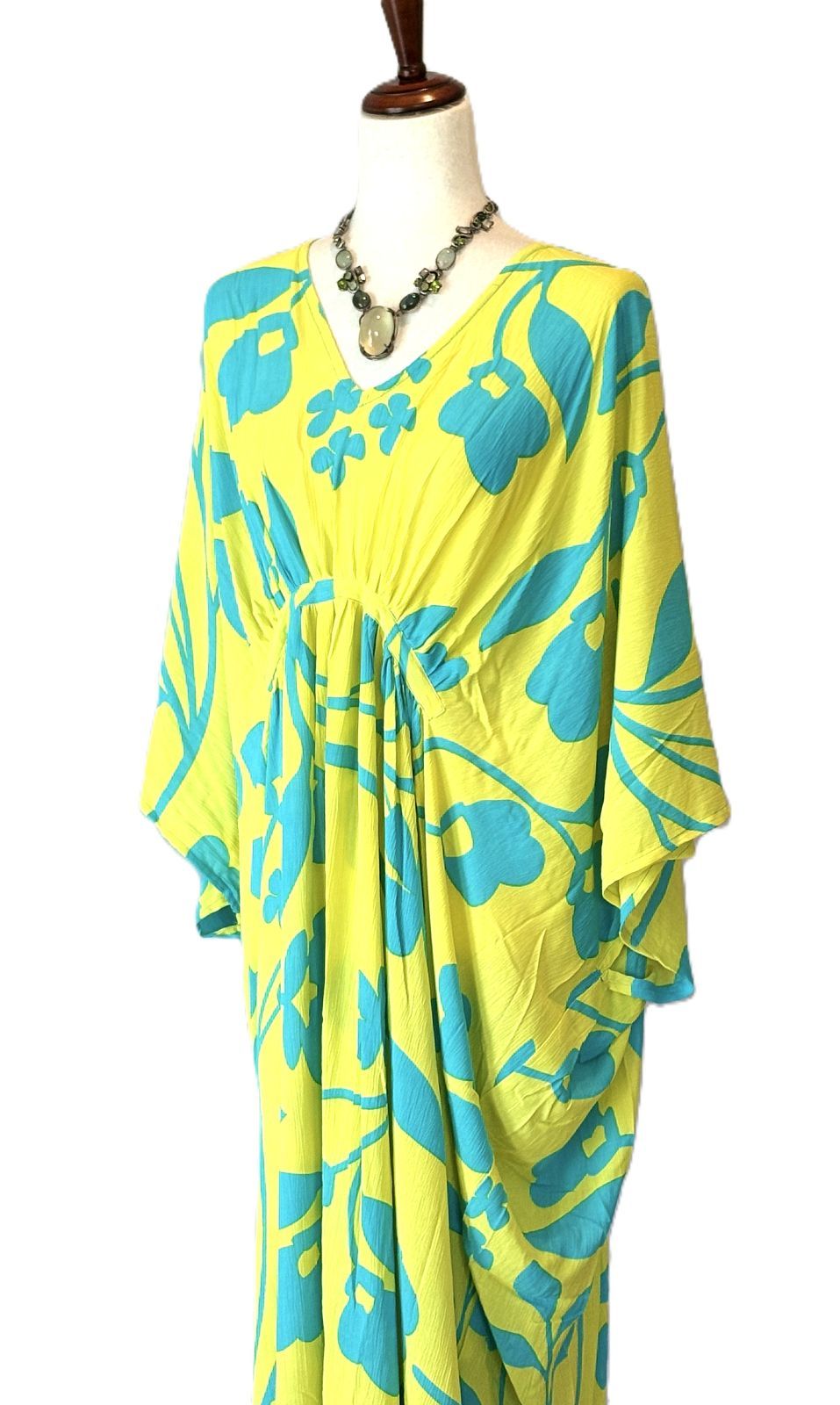 Dresses: Bold Floral Maxi Kaftan