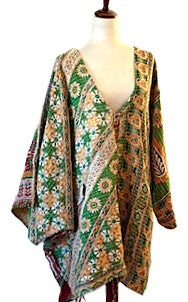Kantha Bae Shortie Moondance Muu (Green Floral)