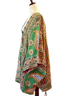 Kantha Bae Shortie Moondance Muu (Green Floral)
