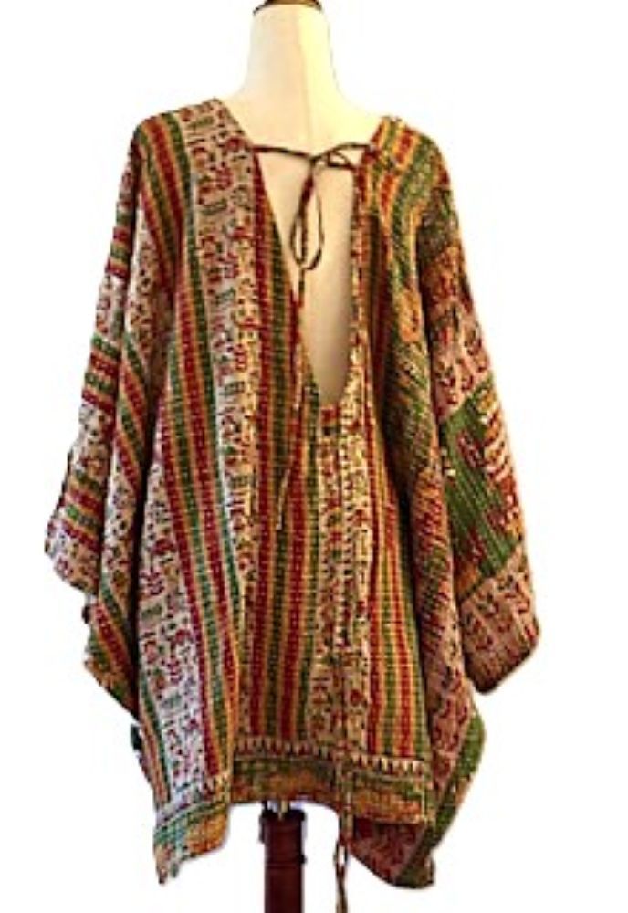 Kantha Bae Shortie Moondance Muu (Green Floral)