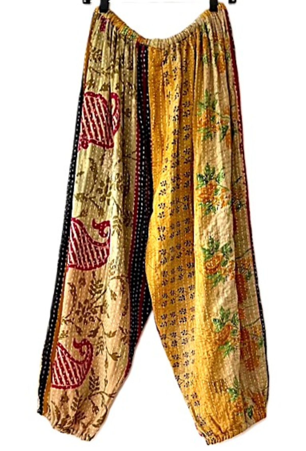 Kantha Bae Cool Kantha Cotton Joggers. Best Seller, (Multi)