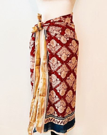 Summer Essentials: Block Printed Sarongs and Pareos (Multiple prints)