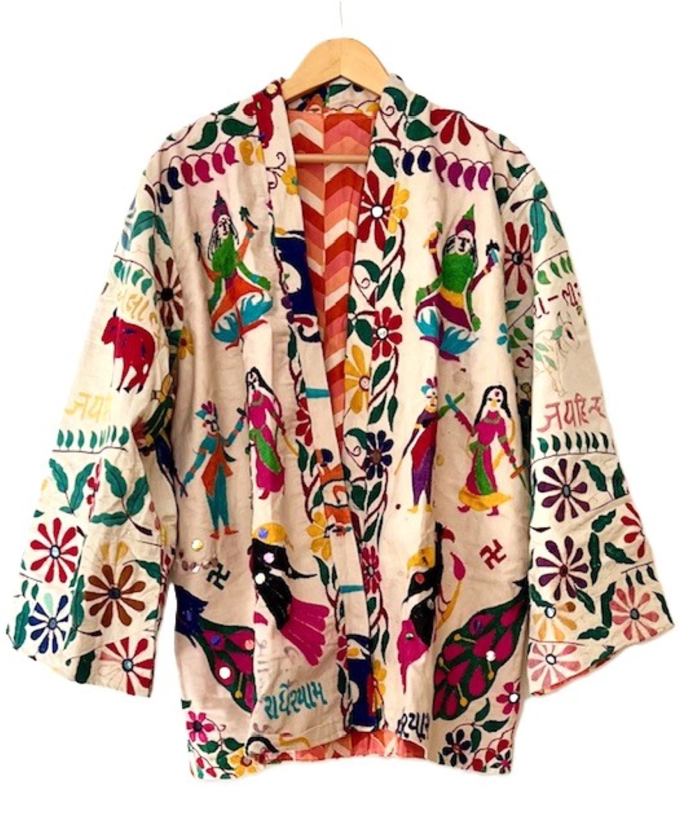 Embroidered Folklorica Short Jacket. Artisan And Elegant.