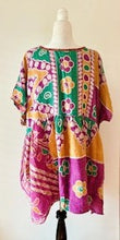 Artisan Kantha Bae  Quilt Mini Dress. Comfortable, Soft, and Very Chic (Pink)