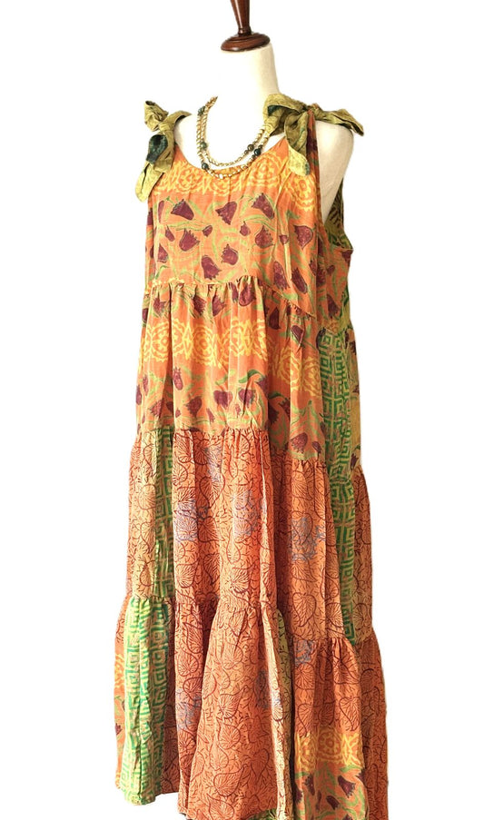 Kantha Bae  Silk Celeste Maxi (Mixed Fruit)