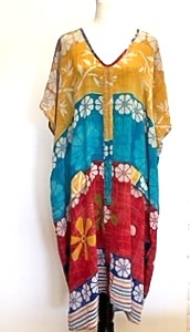 Kantha Bae Silk Butterfly Midi Muu, Tropics