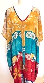 Kantha Bae Silk Butterfly Midi Muu, Tropics