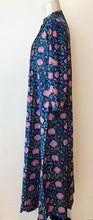 V-Neck Mixed Print Silk Tunic With A Twist (Red/Orange)