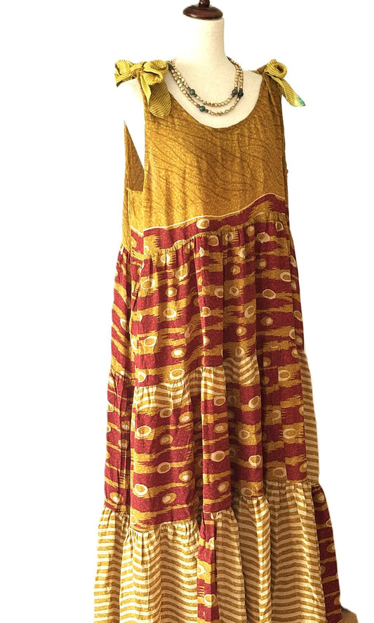 Kantha Bae  Silk Celeste Maxi (Midas)