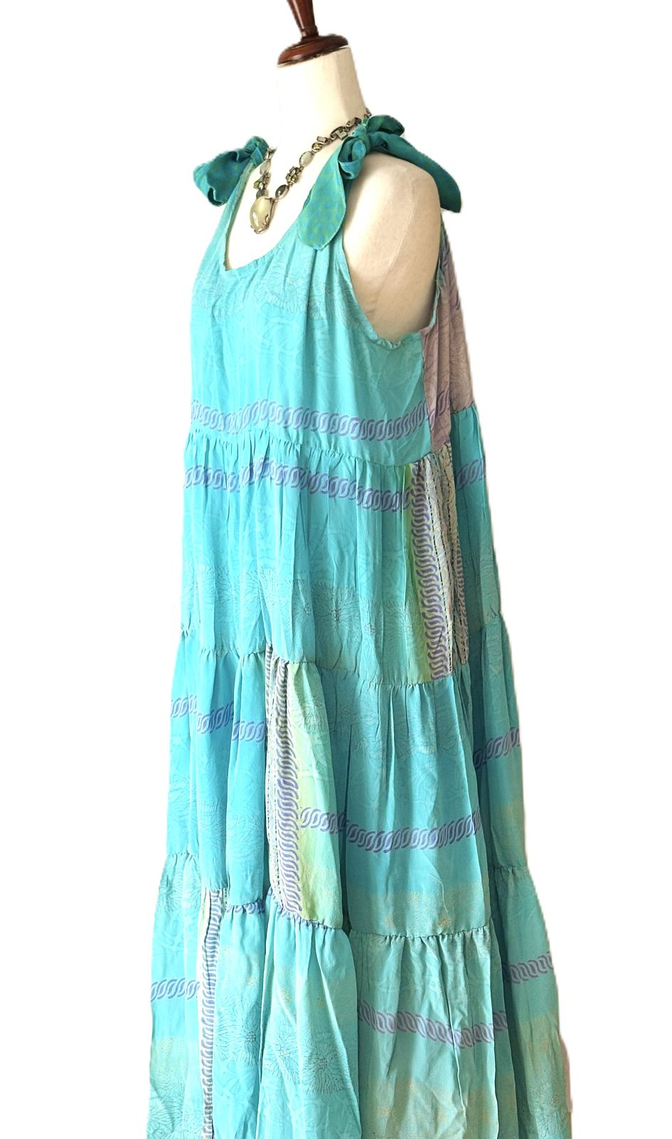 Kantha Bae  Silk Celeste Maxi (Water)