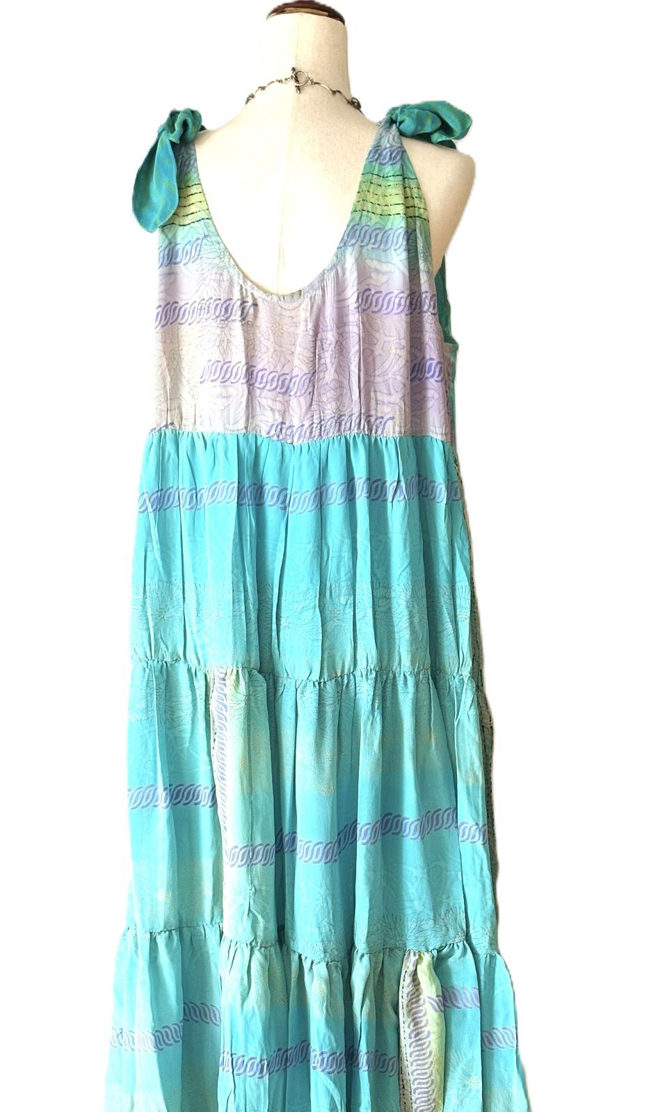 Kantha Bae  Silk Celeste Maxi (Water)