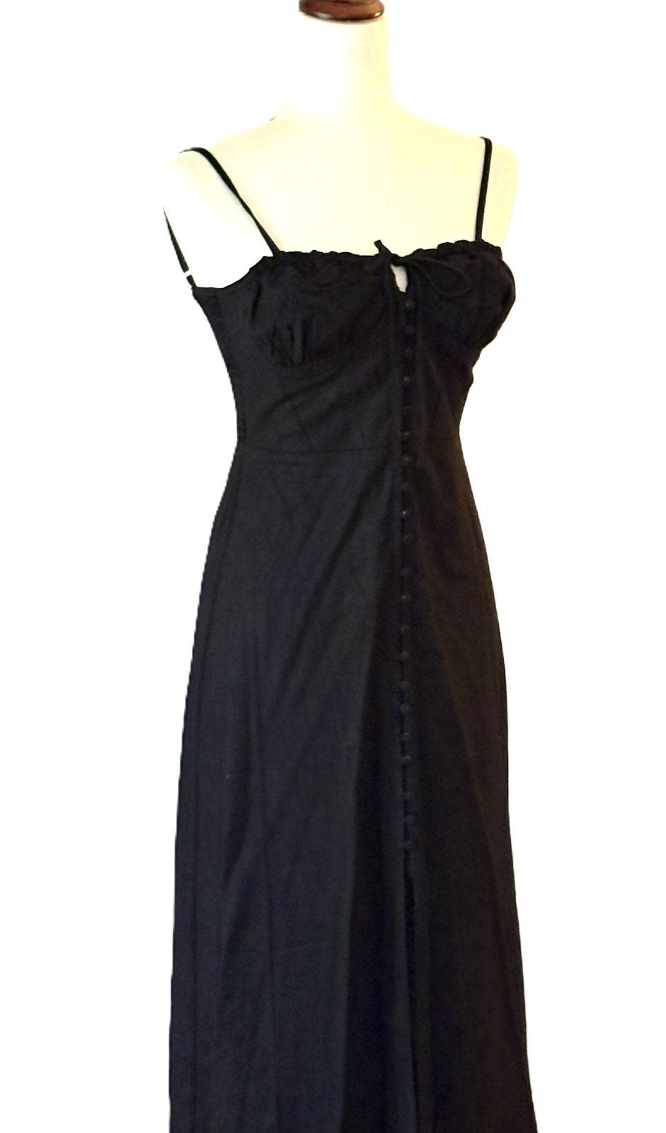 Dresses: Sweetheart Midi Corset Dress In Linen. Best Seller