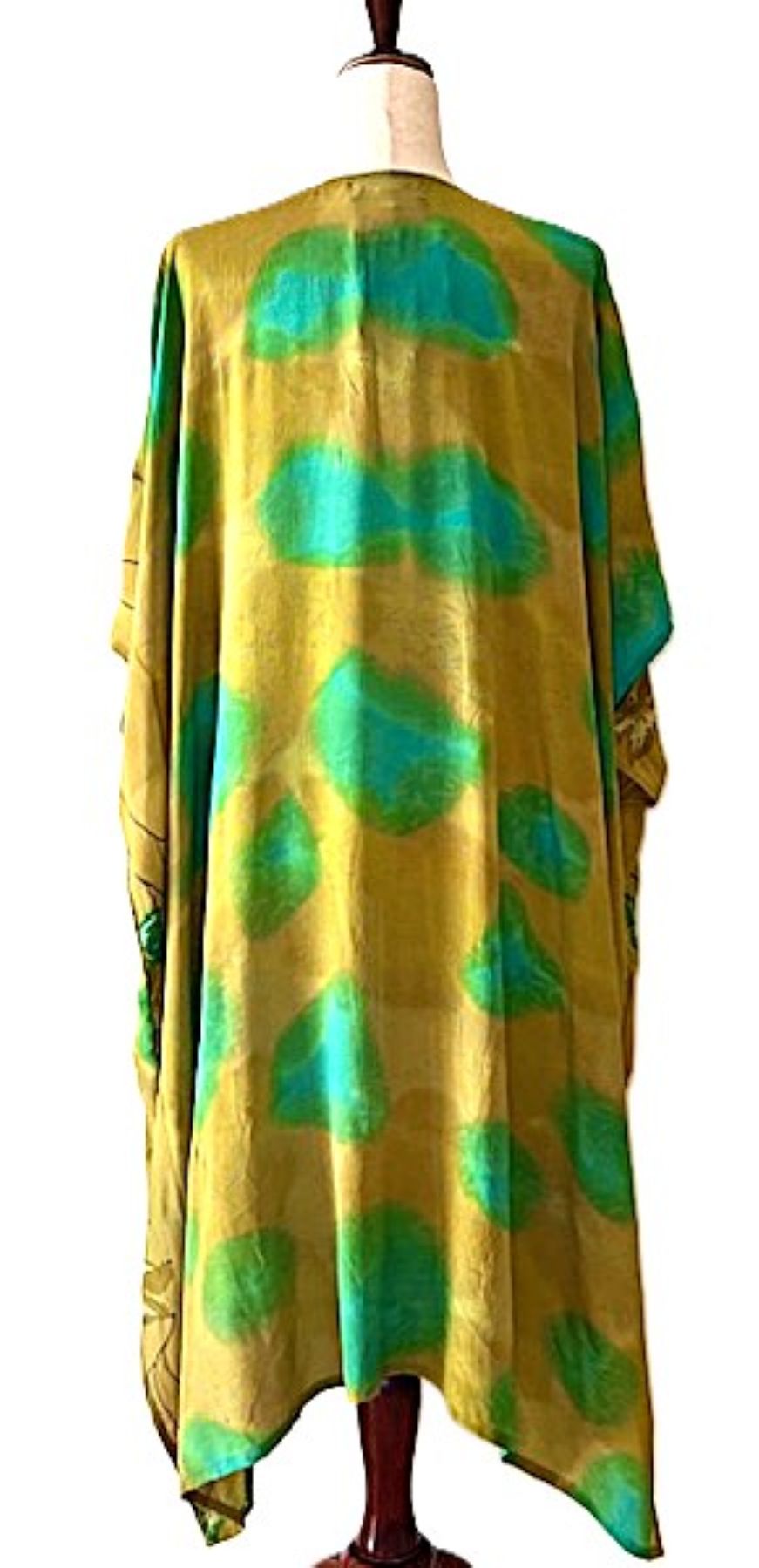 Kantha Bae Silk Solstice Kimono, The Perfect Overwear Layer (Cerise)