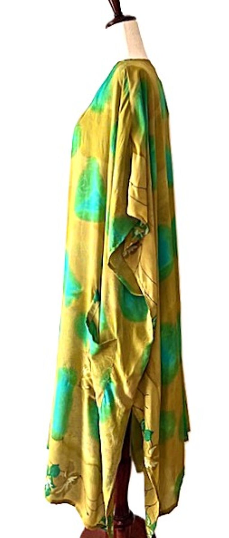 Kantha Bae Silk Solstice Kimono, The Perfect Overwear Layer (Cerise)