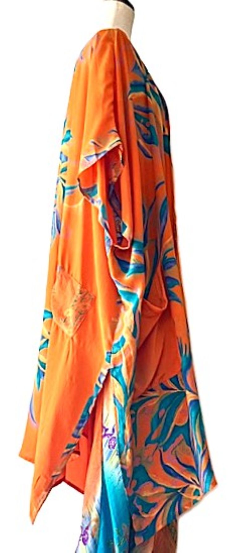 Kantha Bae Silk Solstice Kimono, The Perfect Overwear Layer (Hawaiian)