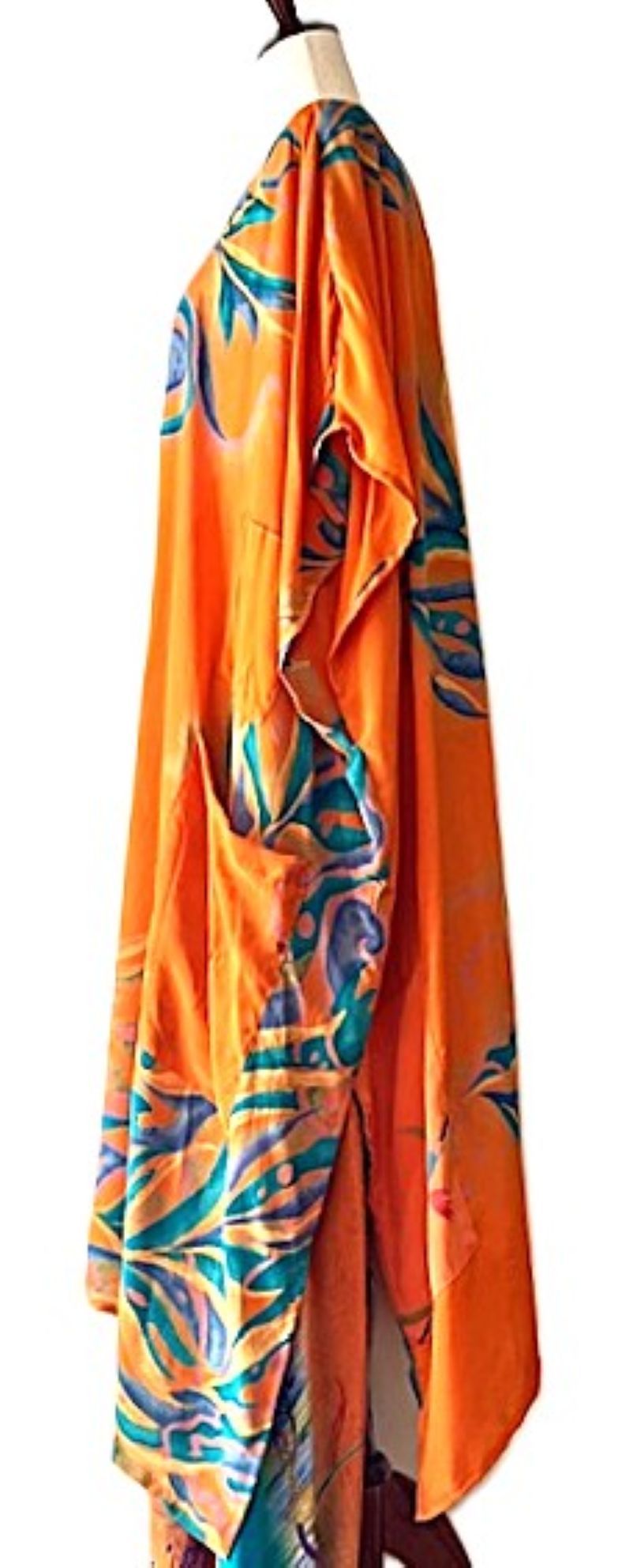 Kantha Bae Silk Solstice Kimono, The Perfect Overwear Layer (Hawaiian)