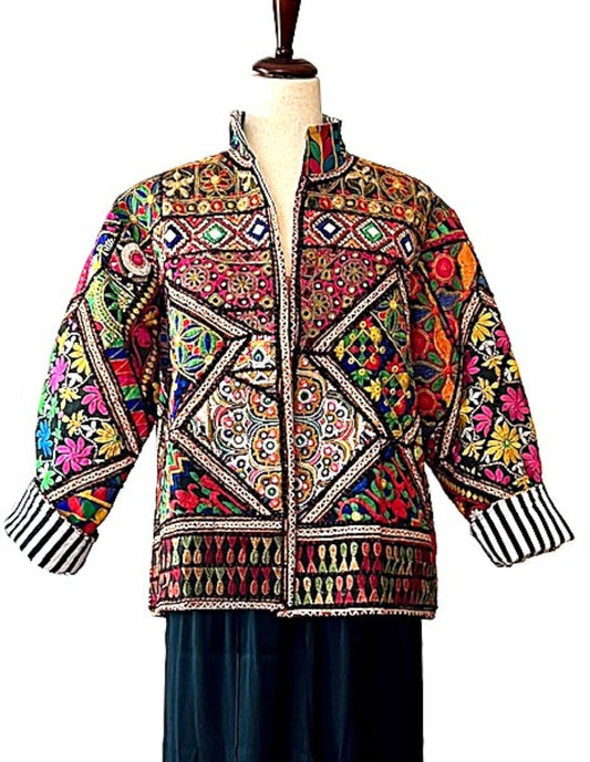 Specialty Collection: Impressive Short Jacket Fully Embroidered And Embellished.
