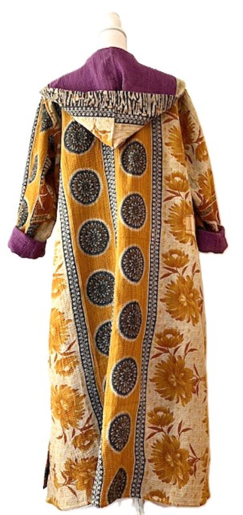 Kantha Bae New Style Rising Sun Coat Comfortable and Warm. Colorful.