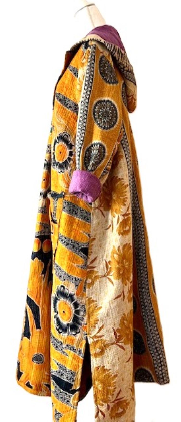 Kantha Bae New Style Rising Sun Coat Comfortable and Warm. Colorful.