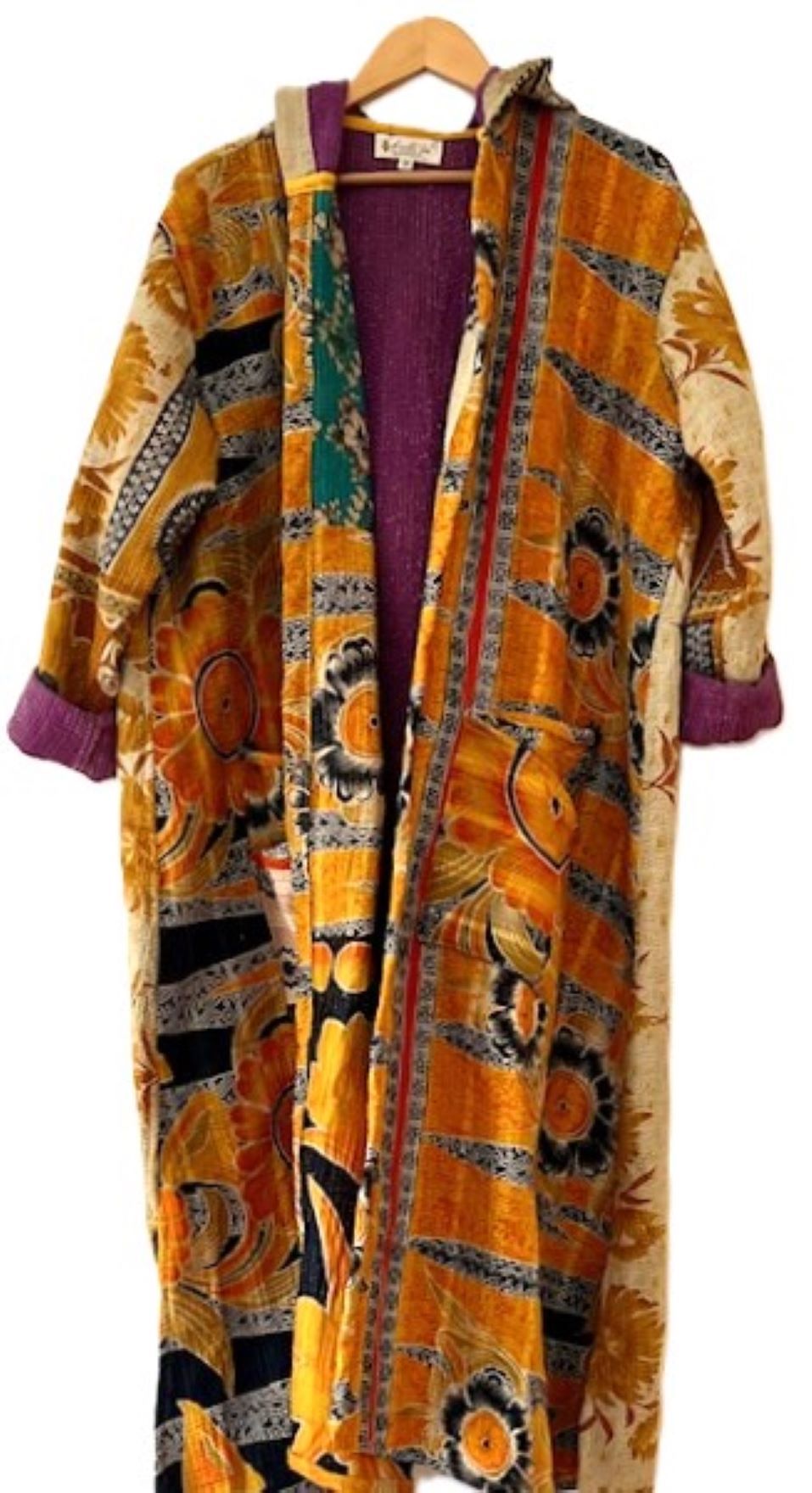 Kantha Bae New Style Rising Sun Coat Comfortable and Warm. Colorful.