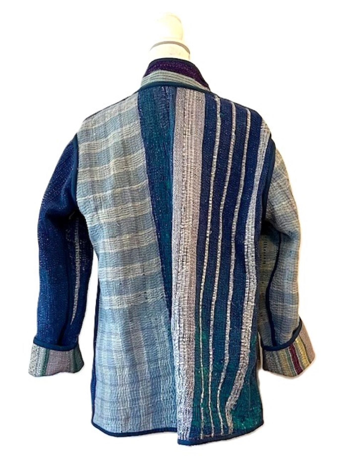 Specialty Collection: Designer Patchwork Hand Embroidered Jacket. Fully Reversible.(Mixed) )