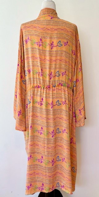 Kantha Bae Dreamweaver Silk Kimono Is A Statement Piece. Melon