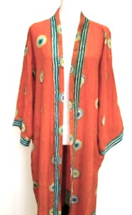 Top of the Line Silk Kimono Duster (St Tropez Coverup)